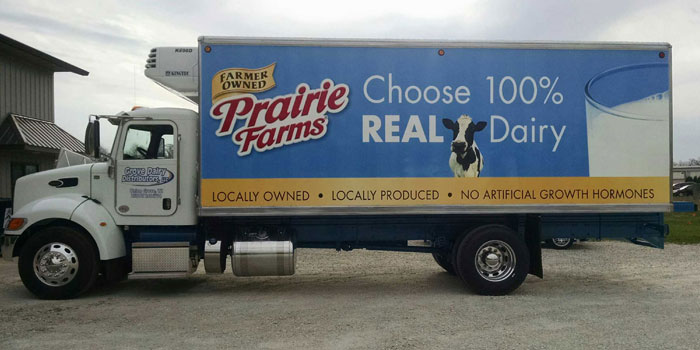 Full box truck wrap for Ray Alderman and Sons