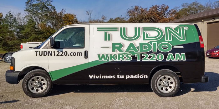 Partial van wrap for TUDN Radio