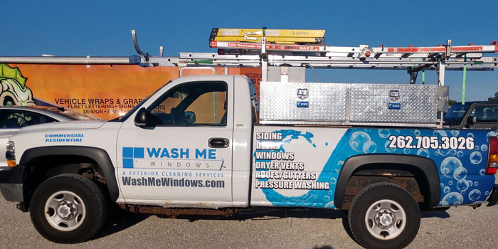 Partial pickup wrap for Wash Me Windows